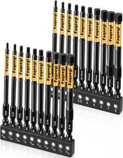 20PCS 4 Inch S2 Magnetic Hex Bit Set Metric SAE Impact Drill Bits picture