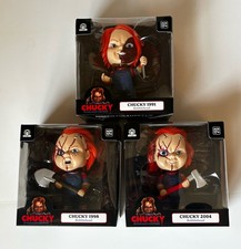 Chucky Bobblehead Lot of 3 Good Guys Horror Halloween New In Box HTF picture