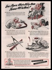 1946 Allis Chalmers 765 HP Propulsion Motor For US Navy Cartoon Vintage Print Ad picture
