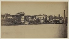Richmond Virginia Civil War 1865 Canal Basin Capitol Custom House War Damage picture
