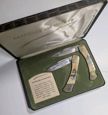 Frost Cutlery Hatfield And McCoy Knife Set. #288 picture