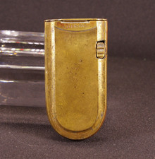 WW2 Lighter Art Deco A. Klein Pat Brass Lipstick Case Holder Austria (№1543) picture