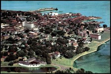 Vintage 1978 Aerial Postcard of Historic Charlottetown PEI Canada by G. Hunter picture
