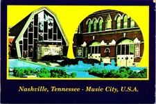 Nashville TN Music City Postcard unused (26482) picture