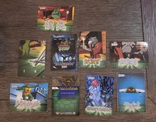 2003 Fleer TMNT Trading Card Lot 9 Cards Splinter Donatello Raphael Puzzle Playe picture