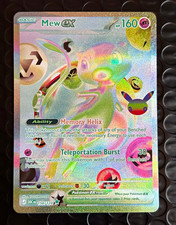 Pokemon Mew Ex 158/128 Futuristic Rare English 30th Celebration NEW picture