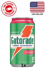 1x Limited Edition Throw Back Gatorade Fruit Punch Can Unopened, RARE, picture