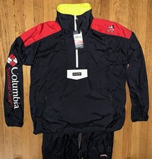 Columbia Mickey Mouse Santa Ana Anorak Tracksuit Jacket & Pants Men’s Large NWT picture
