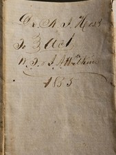 1855 Tennessee General Store Ledger – Dr. Nelson J. Hess, Trenton TN picture