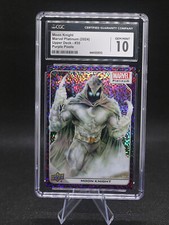 Moon Knight 2023-24 UD Upper Deck Marvel Platinum #35 PURPLE PIXELS 28/35 CGC 10 picture