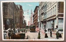 Vintage Postcard 1901-1907 Chestnut Street from 8th Street, Philadelphia, PA picture