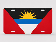 Country Flag Inspired 6x12 Aluminum License Plate Pick Your Country Novelty picture
