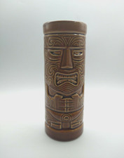 Tiki Mug Hut Party Cove Turks & Caicos Brown Mug Cup Tiki Farm Squid 2003 picture
