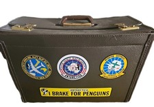 USAF Antarctica Deployment Hard Case w/ Stickers C-5 Galaxy Travis AFB McMurdo picture