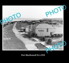 OLD 8x6 HISTORIC PHOTO OF PORT MacDONNELL S.A VIEW OF TOWNSHIP c1910 picture