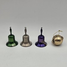 Vintage Lots of 4 Vintage Metal Bell picture