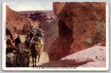 c1907 US Mail Coach En Route to Bullfrog Nevada NV Dennison News Co Postcard picture