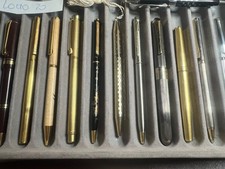 Multicolor Rollerball Pens Set - 12 Vintage 1960/70 Whole Collection picture