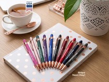 Personalized Business Logo Pens 10-100 Custom pens. Laser engraved. picture