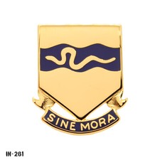 116th Cavalry ~ Sine Mora ~ US Army DUI Crest Pin ~ Vanguard ~ NEW picture