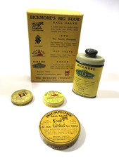 Vintage Bickmore Big Four Equine Veterinary Advertising Set Box Gall Salve picture