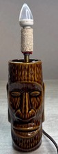 Vintage Orchids of Hawaii Tiki LAMPBrown Japan 6.25