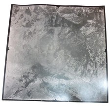Vtg 1956 Aerial Survey Photo DZZ-7-205 Mountain Topography 9x9 B&W USGS Style picture