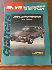 Chilton's General Motors Repair Manual 1982-92, Celebrity Century Cutlass Ciera  picture