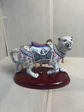 Lenox American by Design Limited Edition Snow Leopard Carousel Figurine picture