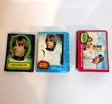 1977 TOPPS STAR WARS SERIES 1 COMPLETE SET W/STICKERS + SERIES 2 BASE SET, LP-NM picture