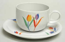 Block Tulip Time Cup & Saucer 36255 picture