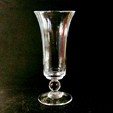 SIMON PEARCE HEARTLAND FOOTED VASE, Hand Blown, Art Glass, 9 1/2