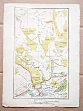 Rickmansworth, Chandler's Cross, Chorleywoo- Antique 1930 Map (London) picture