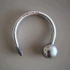 Vintage Tiffany & Co. Sterling Silver 925 Horseshoe Key Ring Pair - AS IS PARTS picture
