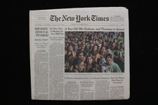 2024 OCTOBER 7 NEW YORK TIMES - A YEAR-OLD WAR, ENDURES, AND THREATENS TO SPREAD picture