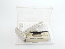 Gillette Flare Tip Super Speed L1 1966 Cleaned Vintage Double Edge Safety Razor picture