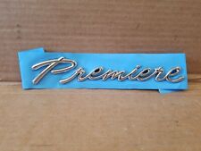 BRAND NEW CHEVY OLDSMOBILE PREMIERE OEM CHROME BADGE 10328755 picture