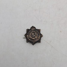 Vintage WWII WW2 Canadian British Royal Army Service Cap Badge Pin picture