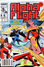 Alpha Flight #72 (1989) Marvel First Print Comic picture