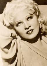 MAE WEST - Movie and Stage Star 1937 - 5 x 7 inch Reprint picture