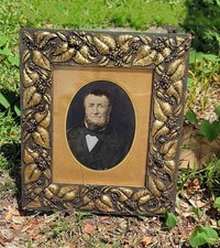 Whole Plate Tintype of New York Gov. Lucius Robinson in Stunning Eastlake Frame picture