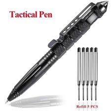 Tactical Metal Pen, Anti-Skid, Emergency Glass Breaker, Self-Defense Tool picture