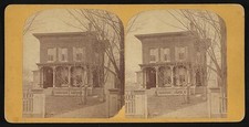 Photo:1880s Victorian House Stereo View Photograph picture