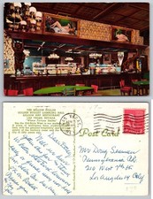 Vintage Golden Nugget Gambling Hall Las Vegas NV Postcard Posted 1950s picture