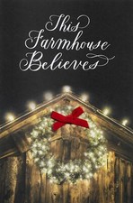 THIS FARMHOUSE BELIEVES RELIGIOUS INSPIRATIONAL CHRISTMAS CARD by DAYSPRING (16) picture