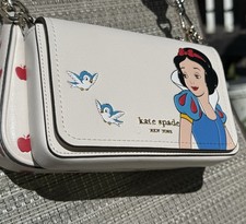 kate spade new york Disney Snow White Small Crossbody Bag White Red Apple picture