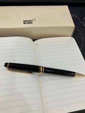Montblanc Meisterstück 164 Black Gold Ballpoint Pen Classic Luxury Gift Box picture
