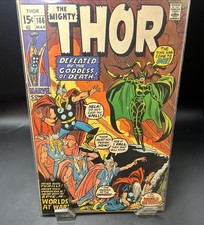 THE MIGHTY THOR #186 (1971) Marvel Comics John Buscema Stan Lee Hela Sif B3 picture
