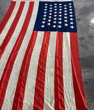 Antique 46-Star US America Flag 1908-1912 Wm. H. Horstmann Co. Phila 6x10 FT picture