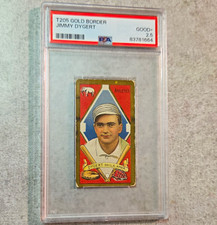 T205 Gold Border Jimmy Dygert Piedmont Back Tobacco Card PSA 2.5 picture